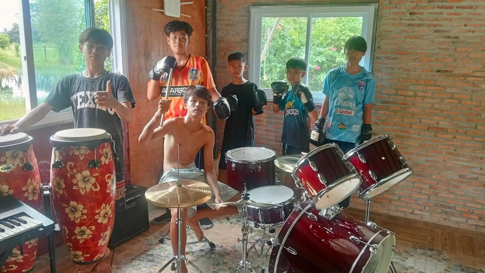 A new drum kit